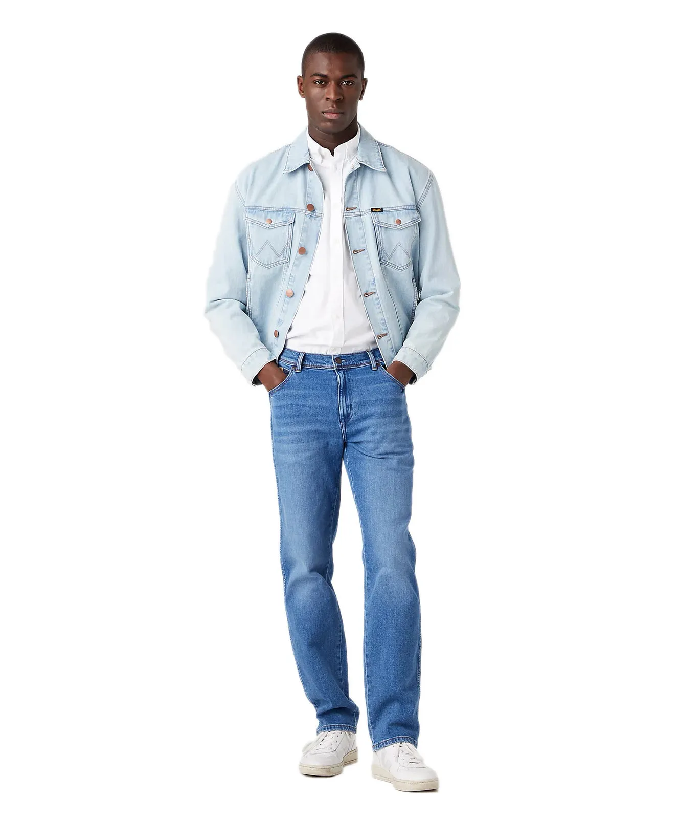 Wrangler Straight Jeans Texas Stretch in New Favourite