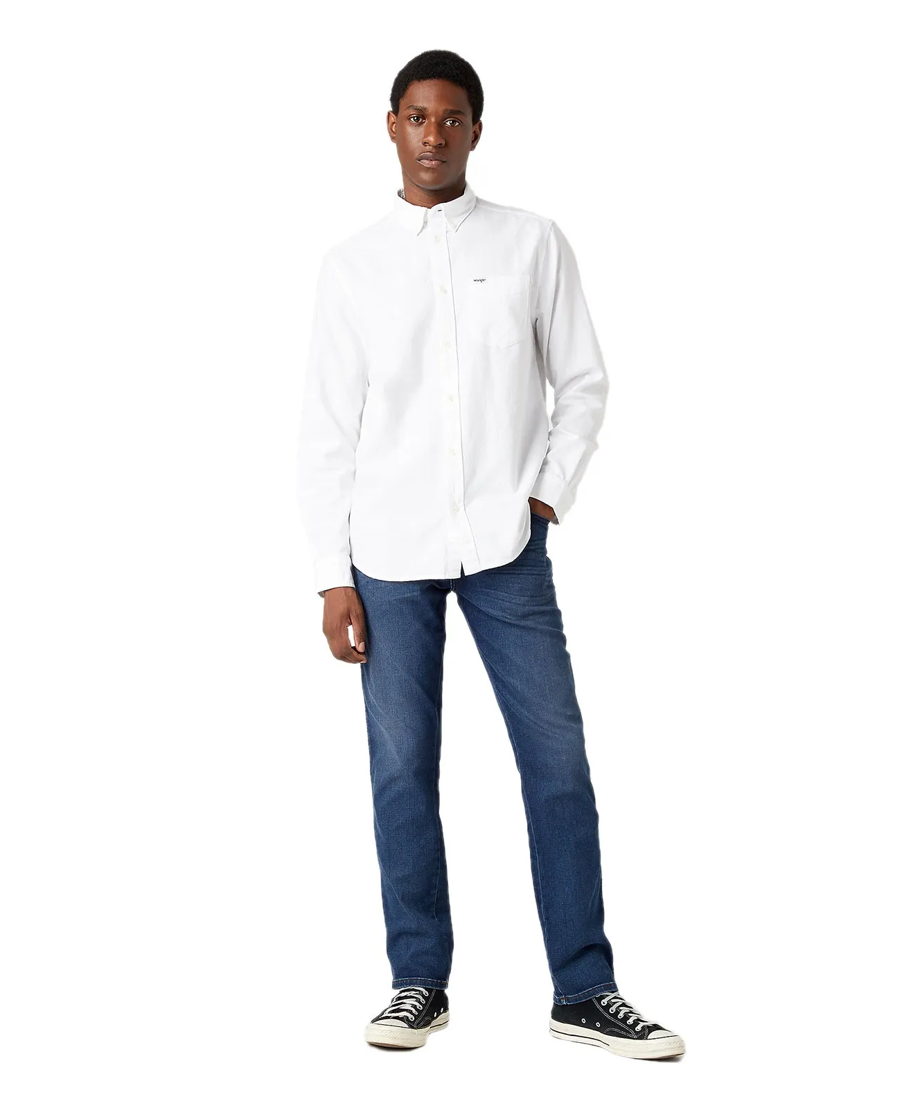 Wrangler Slim Fit Jeans Texas Slim in Silkyway
