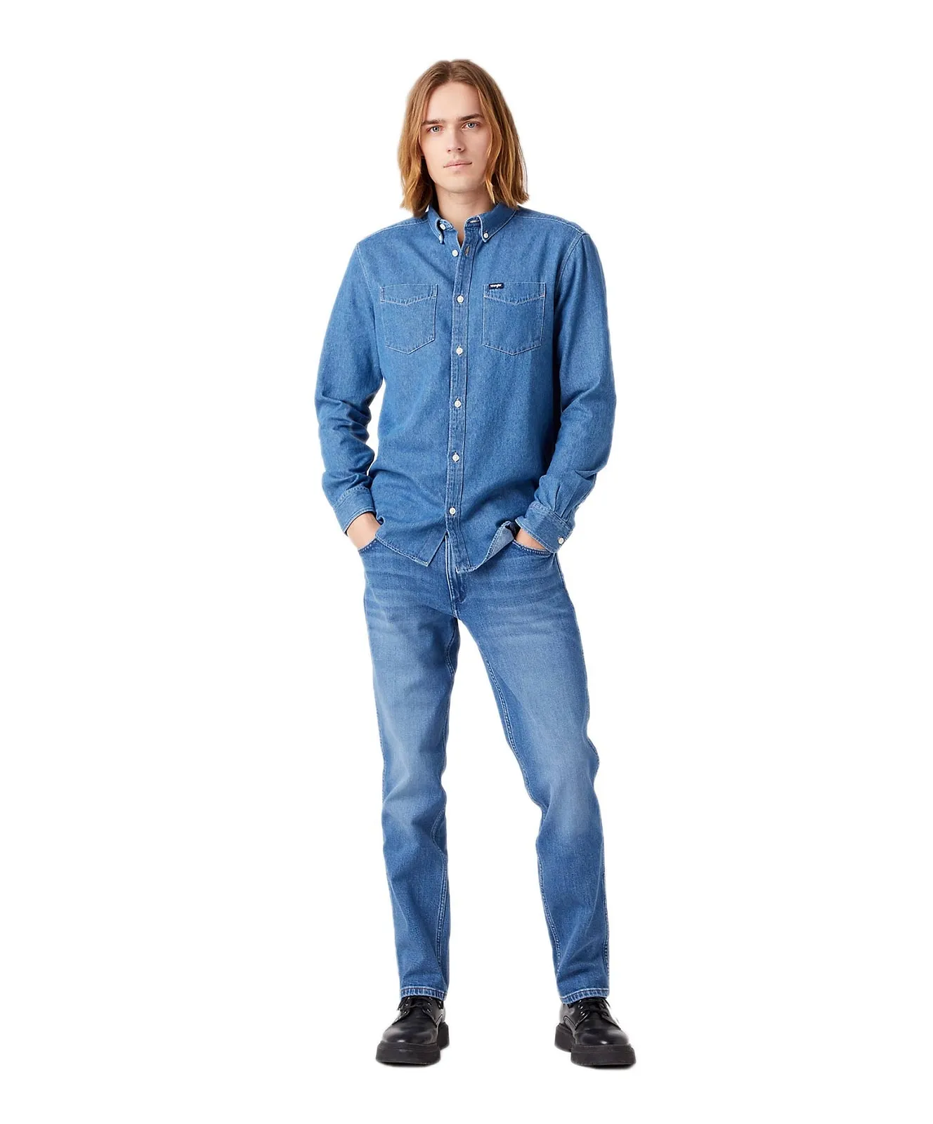 Wrangler Straight Jeans Greensboro in New Favorite