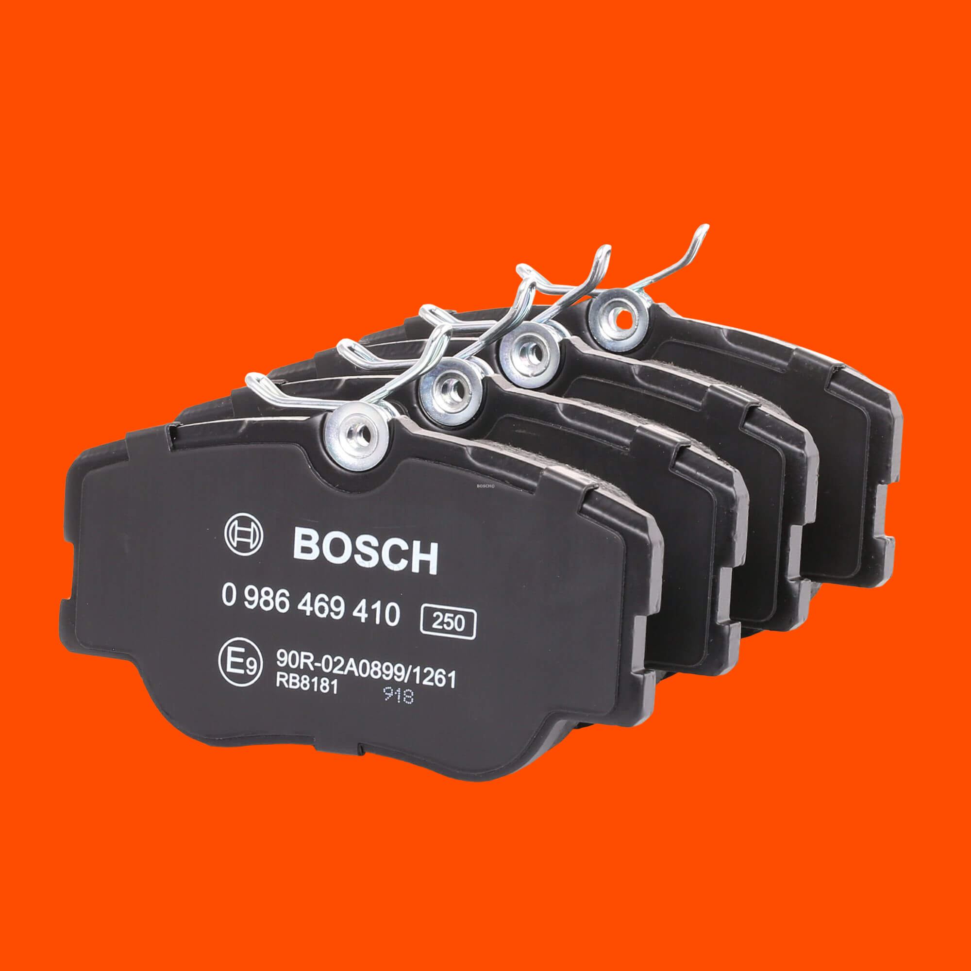 BOSCH Bremsbelagsatz mit Zubehör 0 986 469 410 Bremsbeläge,Bremsklötze MERCEDES-BENZ,190 (W201),Stufenheck (W124),W124 Coupe (C124)