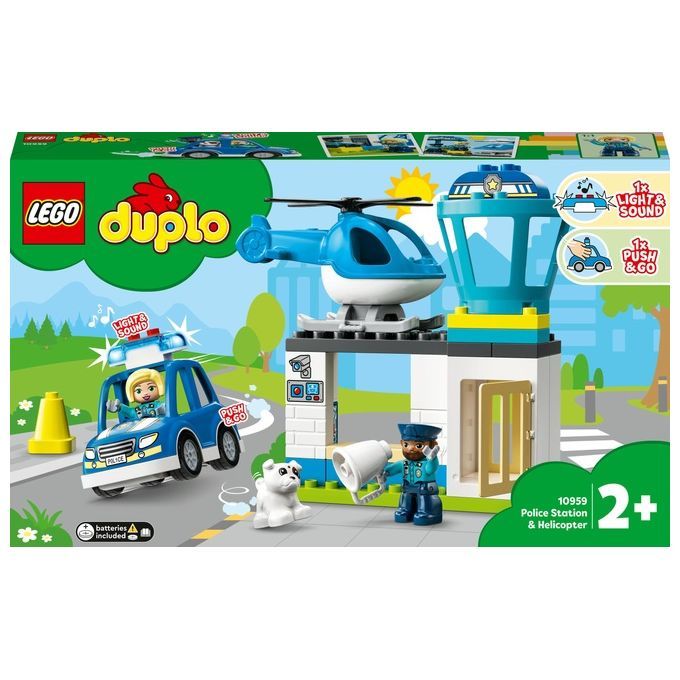 Lego Duplo 10959 Polizeistation mit Hubschrauber Lego