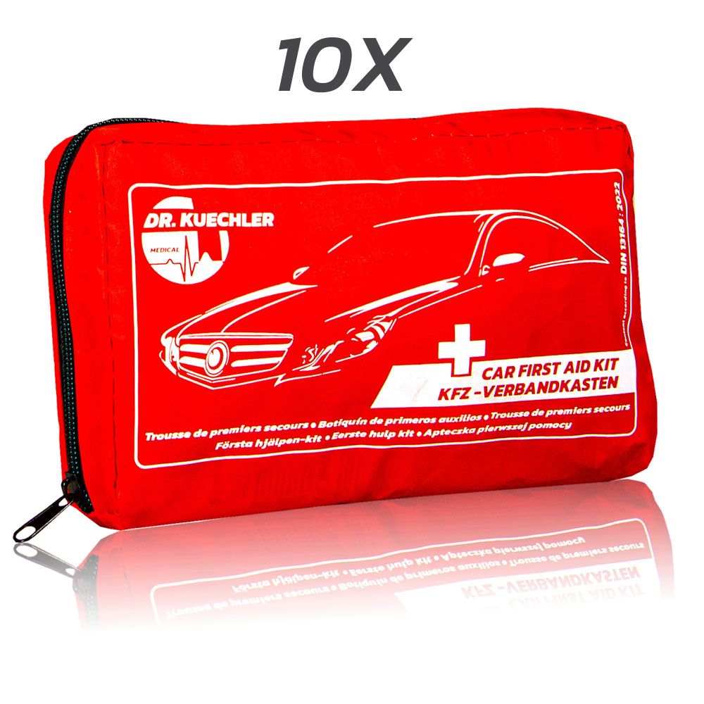 KFZ Verbandskasten – Auto Verbandtasche – Erste Hilfe Set – Dr. Kuechler Medical® – EU konform