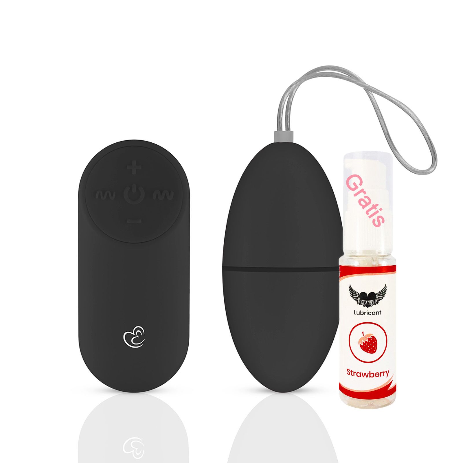 Easytoys - Vibro Ei Vibrator mit Fernbedienung - Schwarz