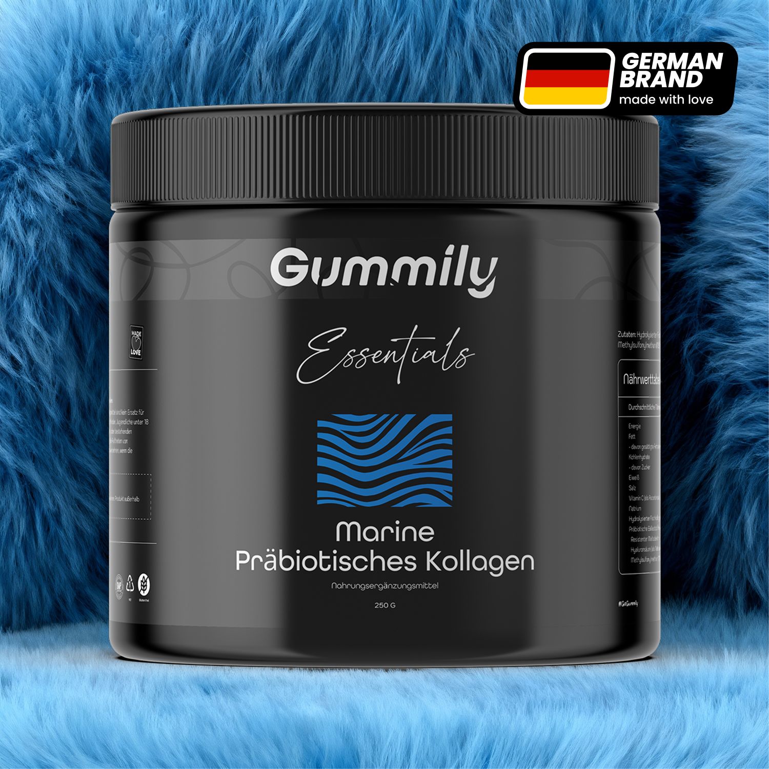 Gummily® Fisch Kollagen - Meereskollagen Pulver - Marine Collagen mit Vitamin C