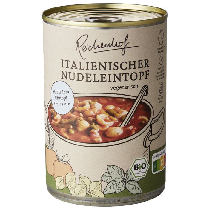 Reichenhof Italienischer Nudel Eintopf Vegetarisch