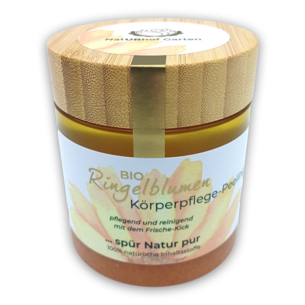 Somo NatURhof Garten Bio Ringelblumen Körperpflege Peeling