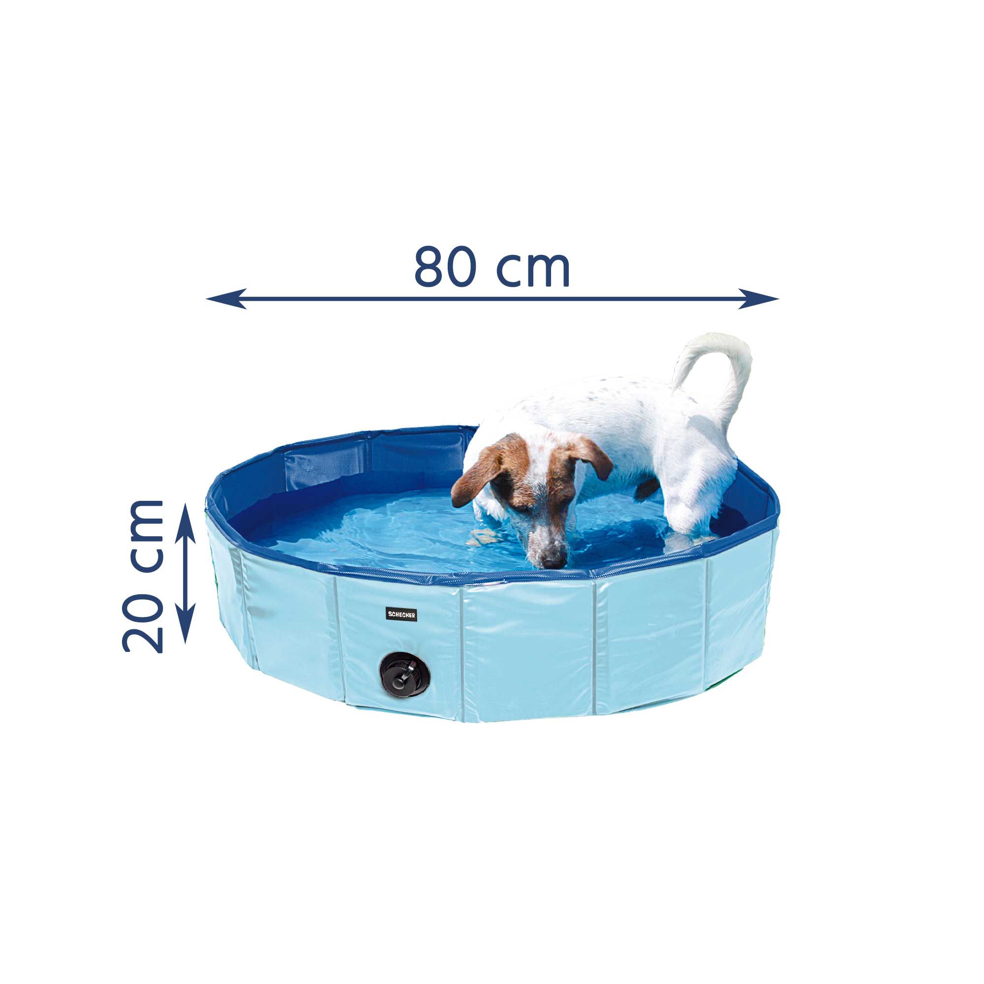 Doggy-Pool Planschbecken für Hunde Swimmig Pool 80 cm Durchmesser