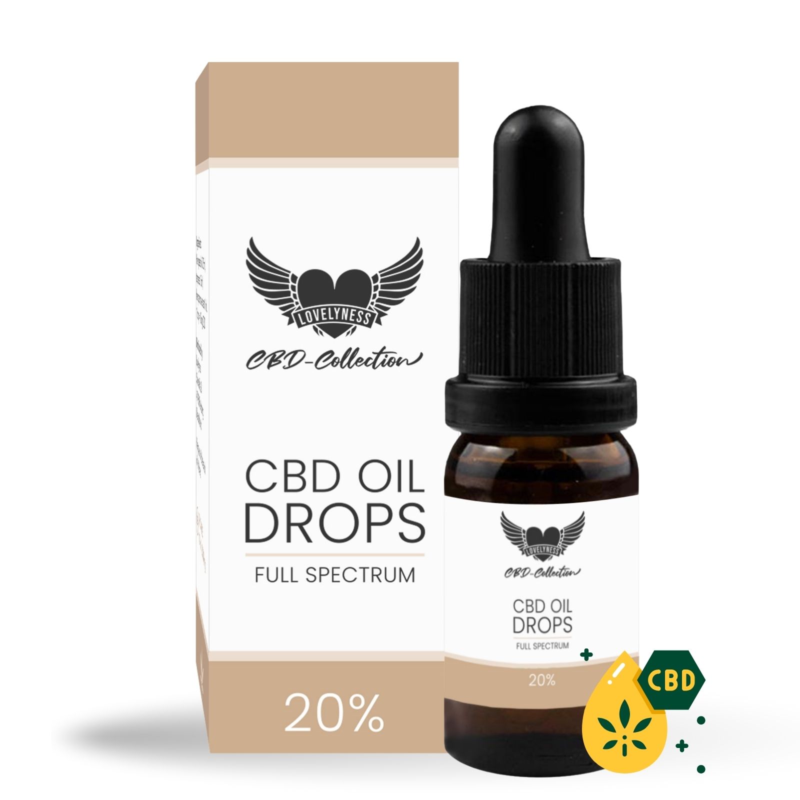 Lovelyness - CBD Mundöl 20% Vollspektrum