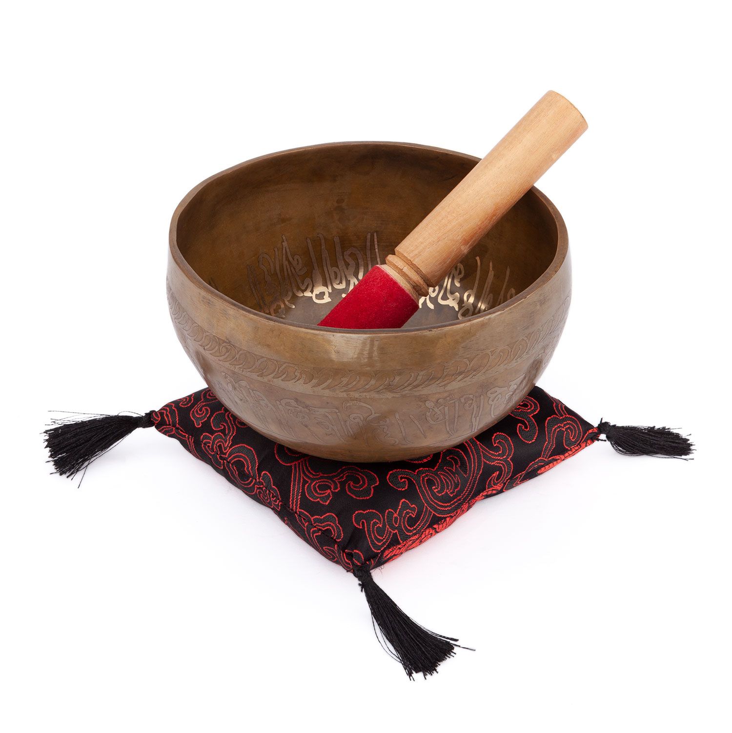 bodhi Tibetische Klangschale mit Baum DES Lebens Gravur