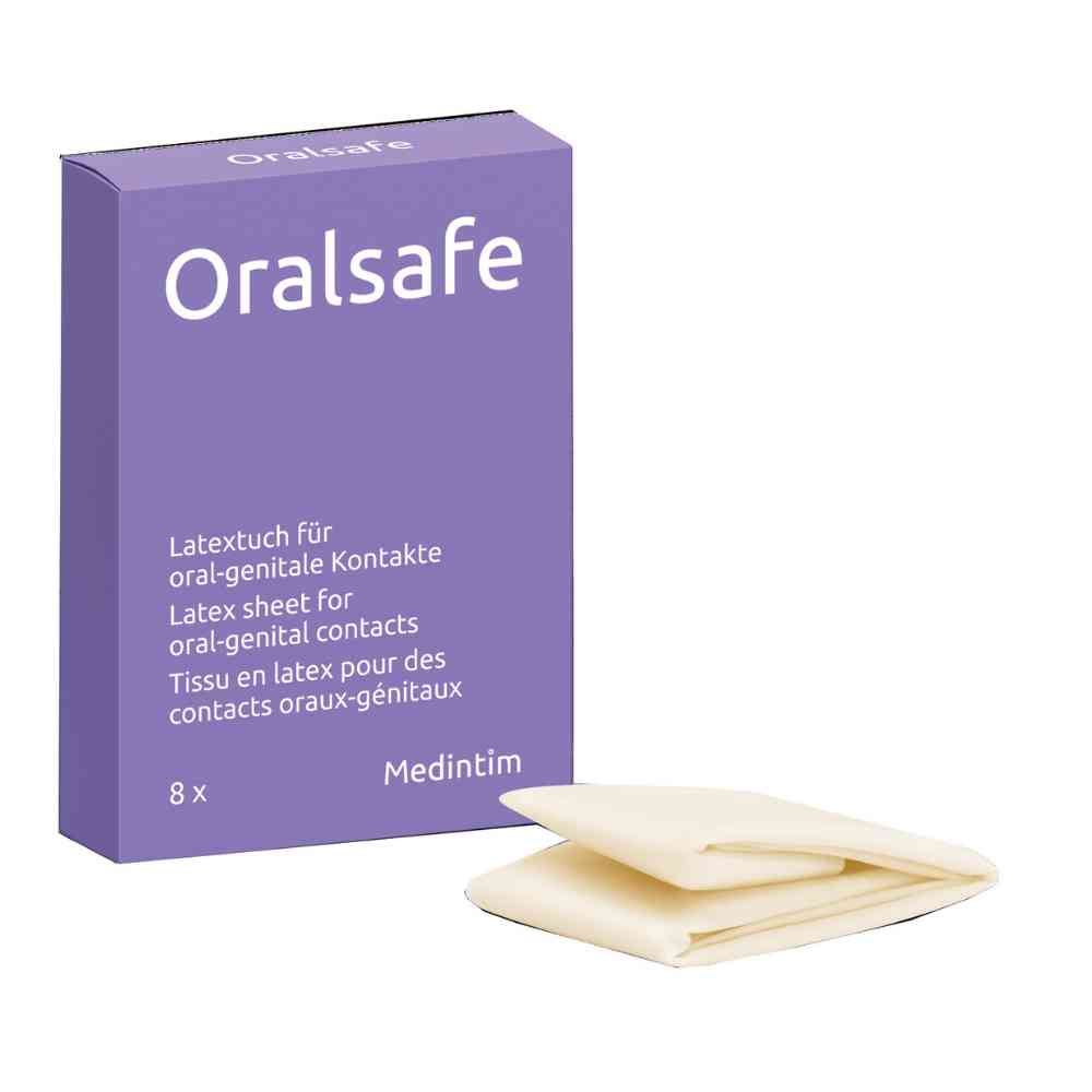 MEDintim ORALsafe Latex-Tücher Erdbeere