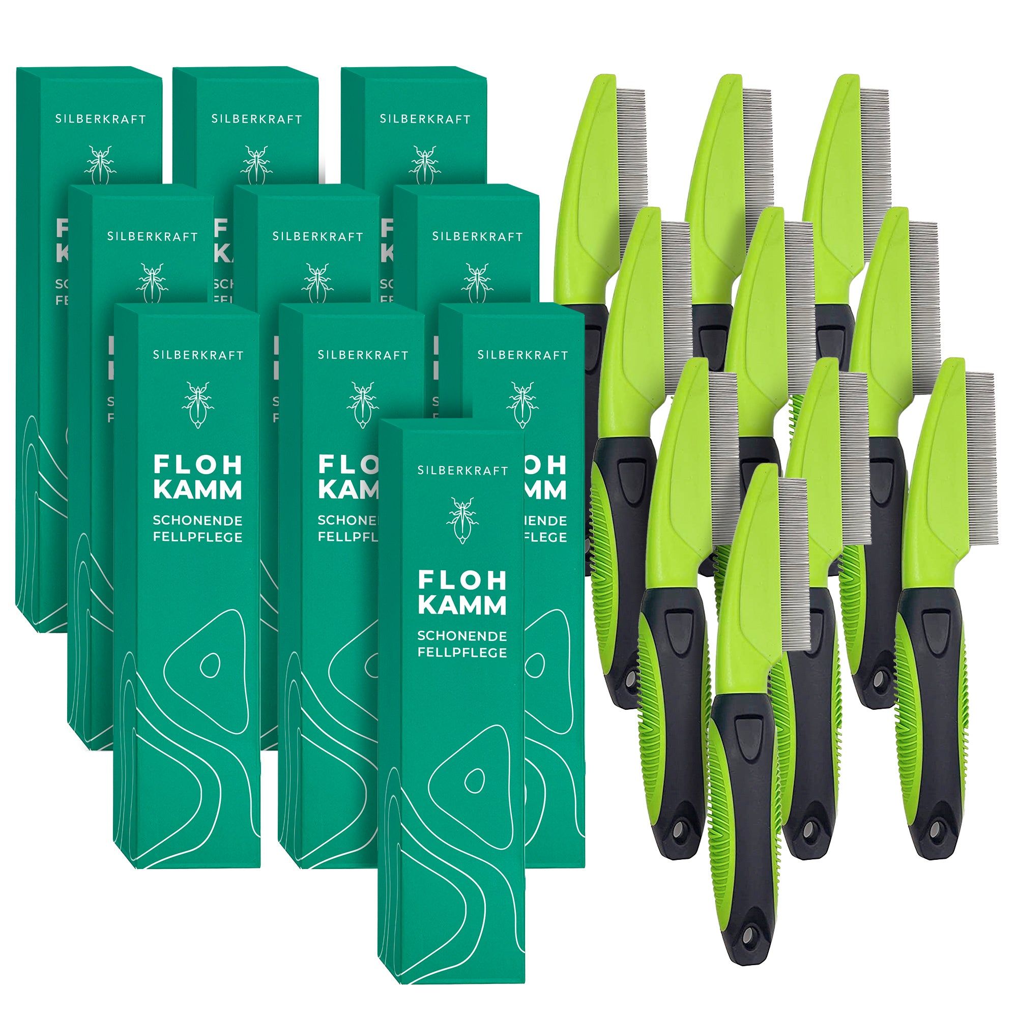 Silberkraft Flohkamm Hund & Katze