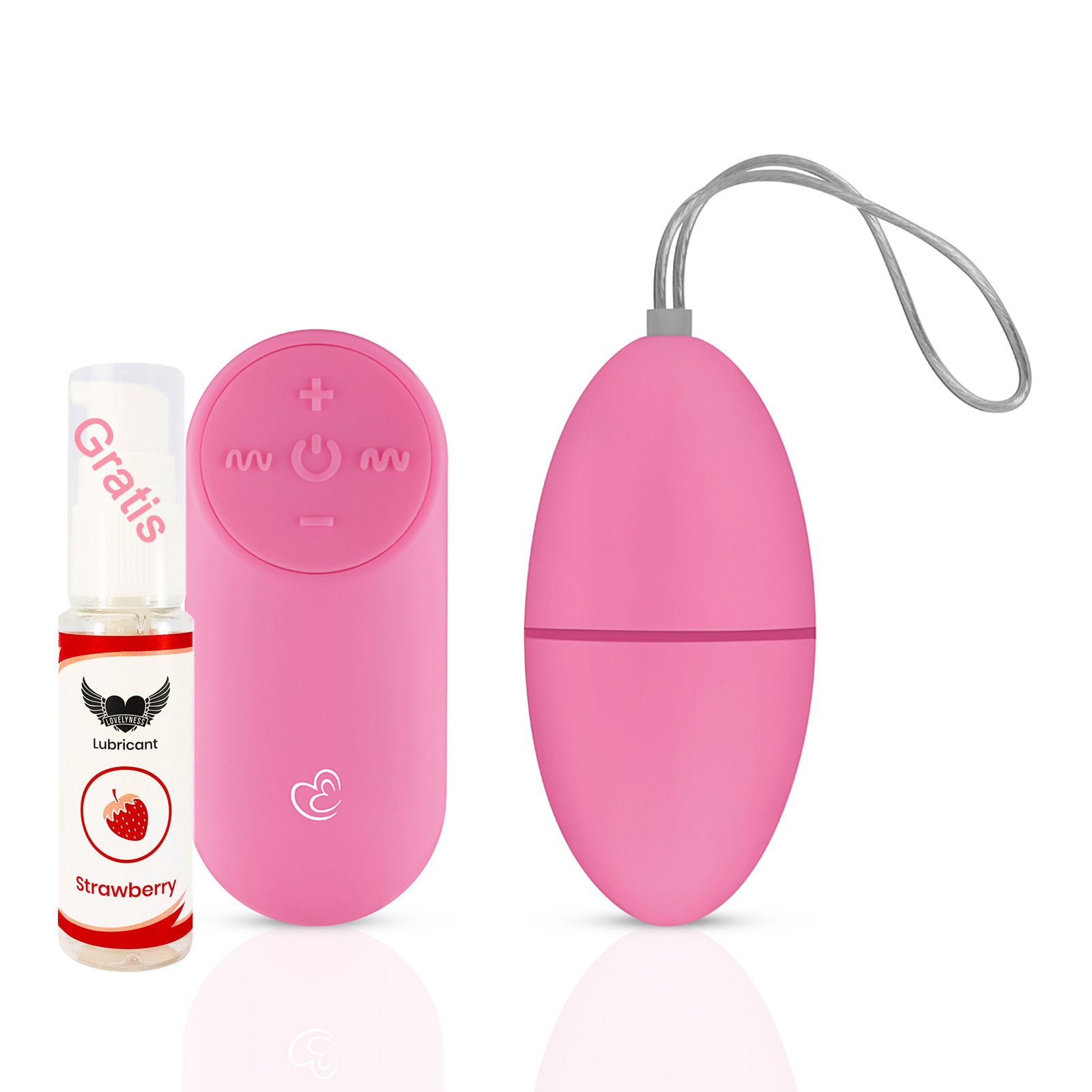 Easytoys - Vibro Ei Vibrator mit Fernbedienung - Pink