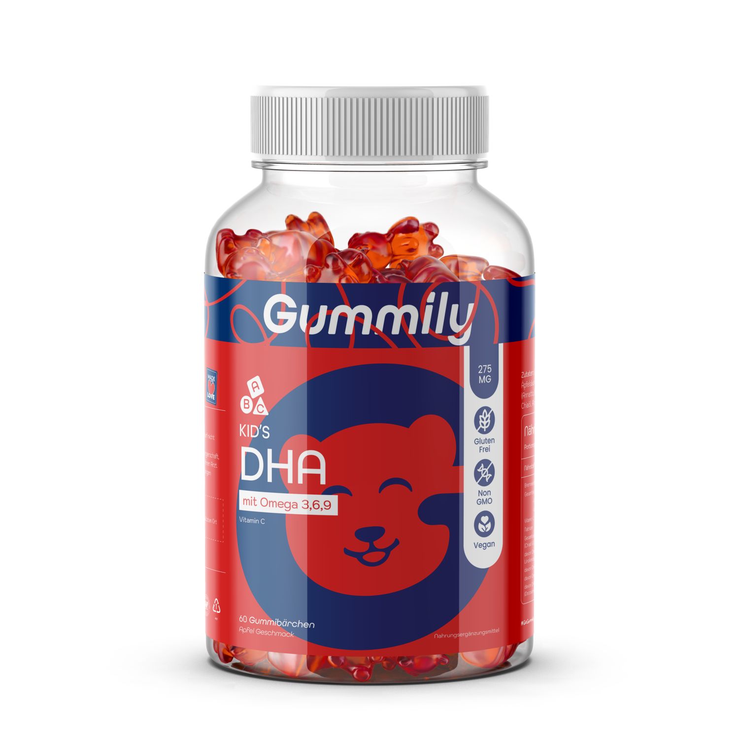 Gummily® Kinder DHA Omega 3 + Omega 6 + Omega 9 Gummibärchen