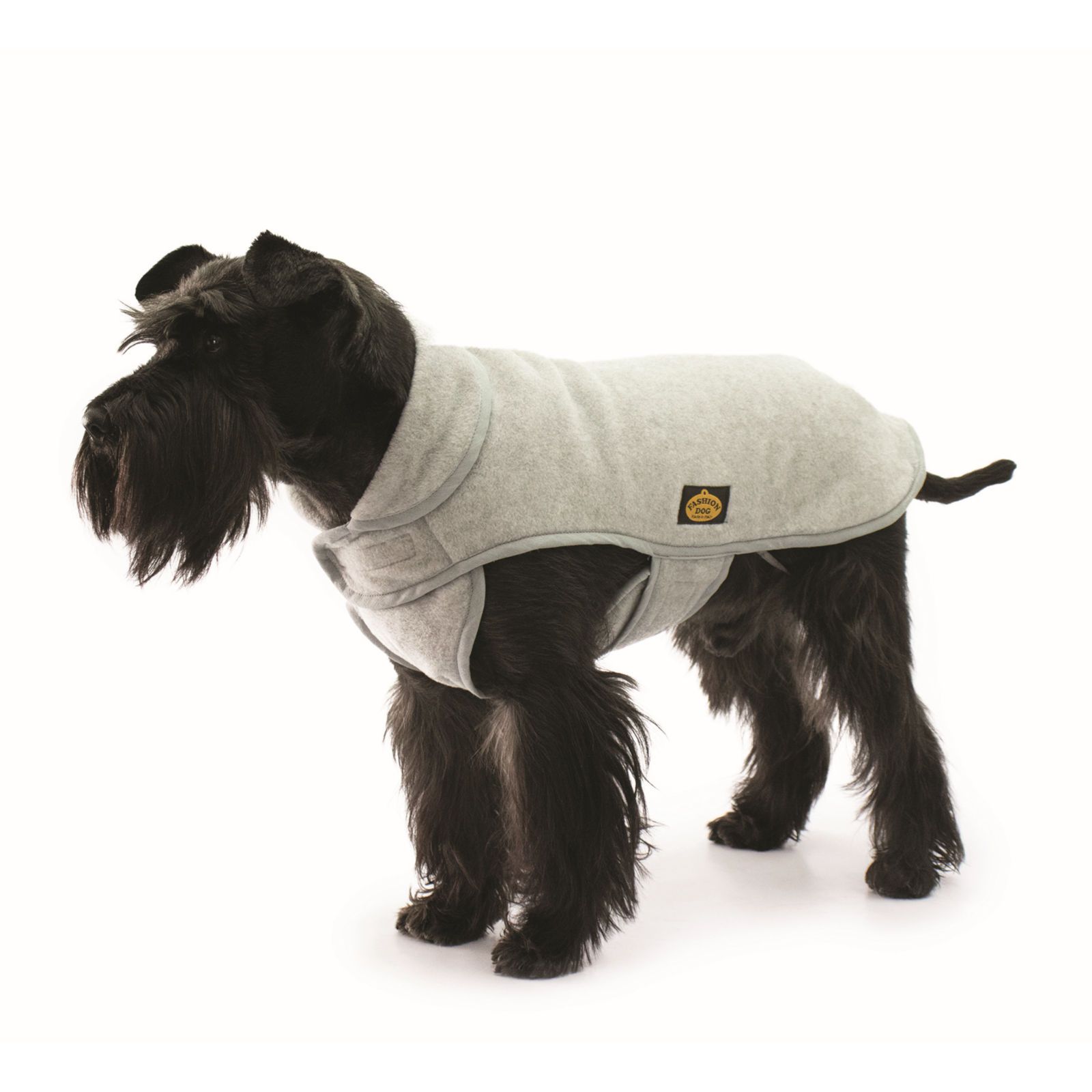 Fashion Dog Fleece-Hundemantel - Grau - 27 cm