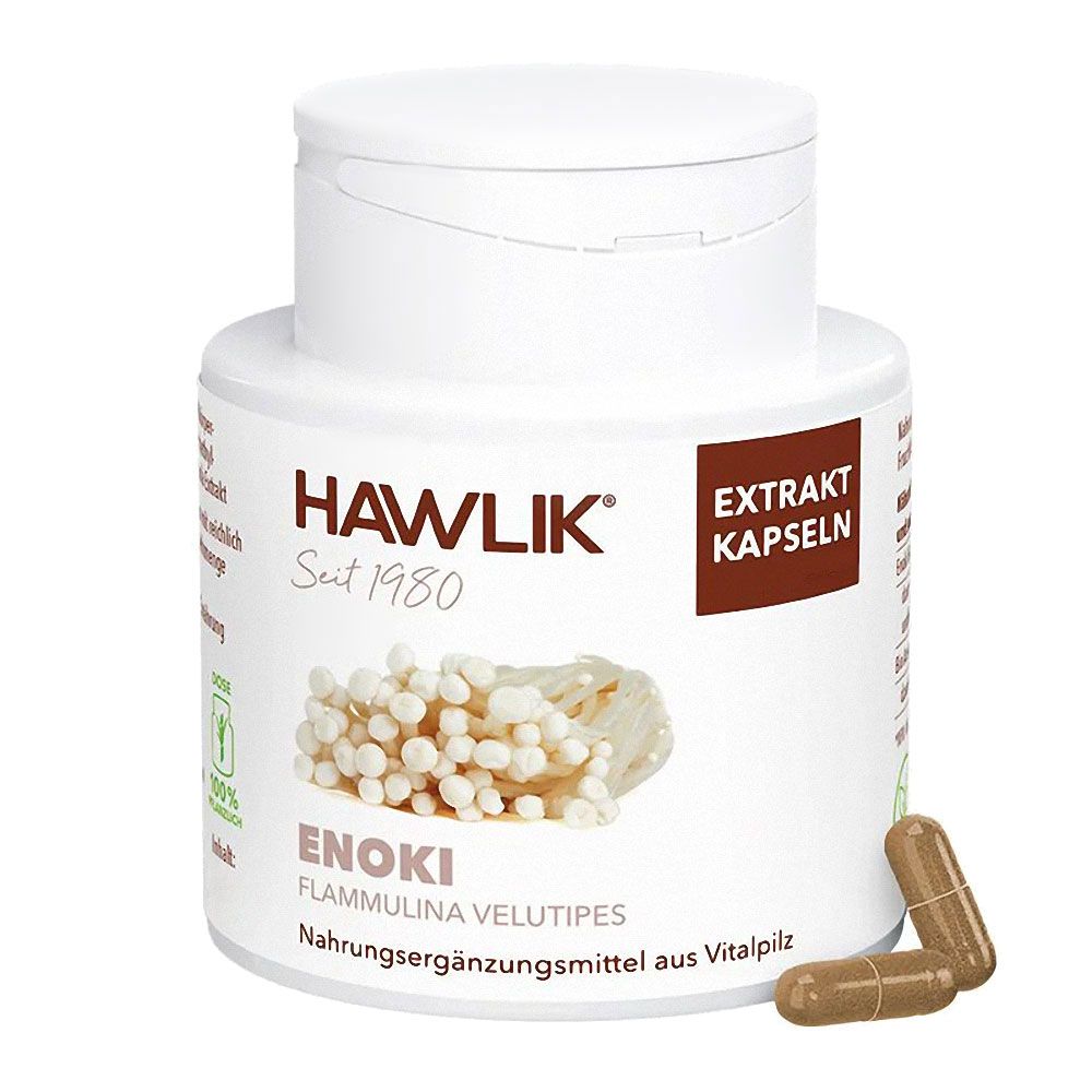 Hawlik Enoki Vitalpilz Extrakt Kapseln