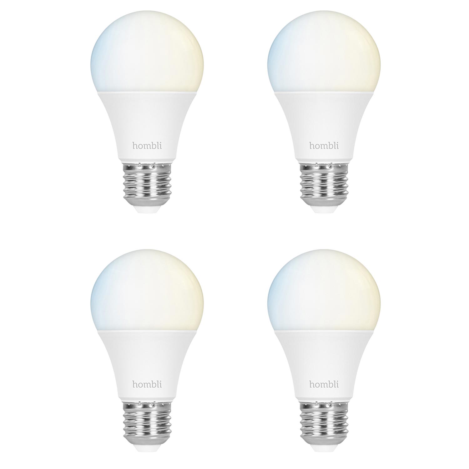 Hombli Smart Bulb E27 White-Lampe 2er-Set + gratis Smart Bulb E27 White 2er-Set