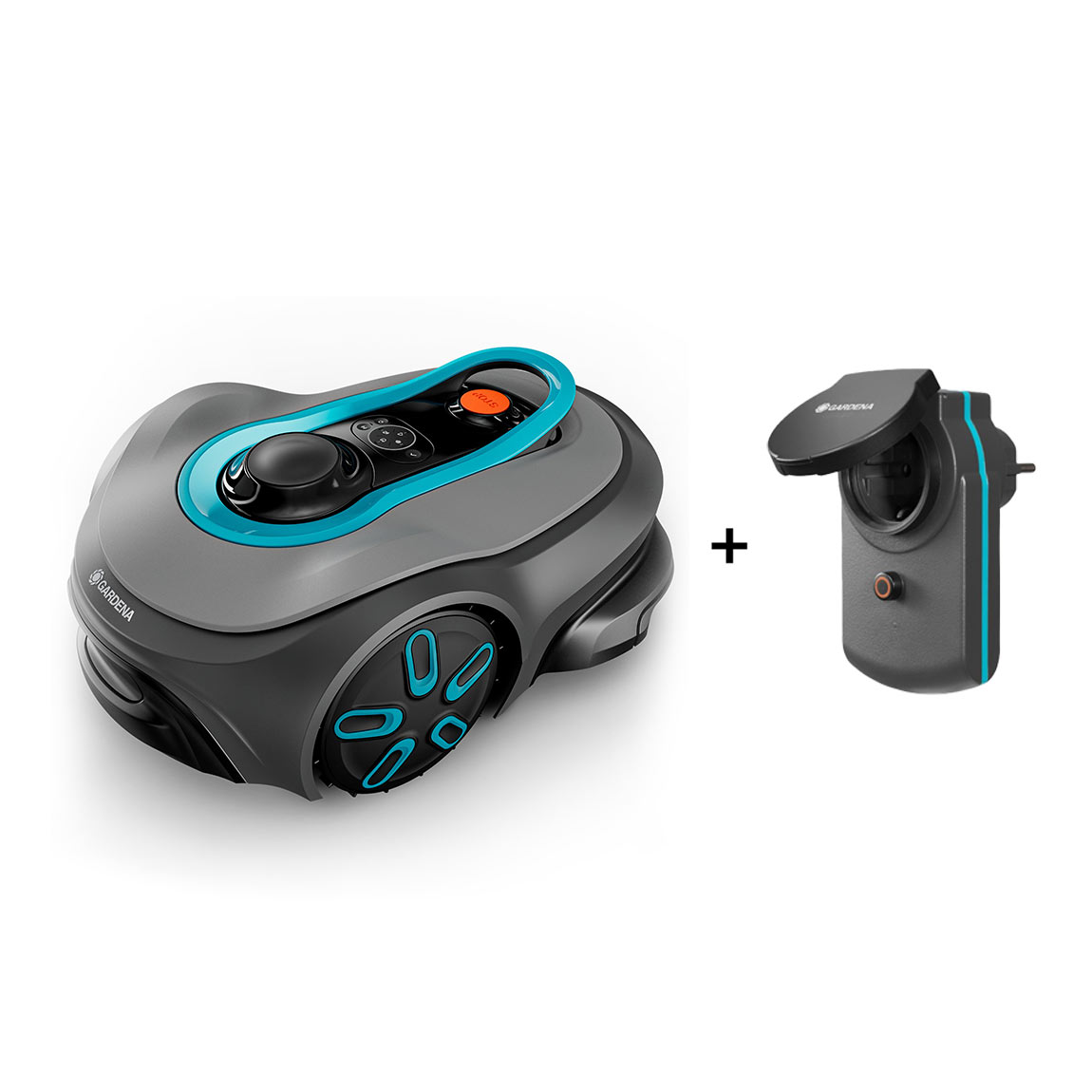 Gardena Mähroboter smart SILENO pro 600 m² + gratis smart Power Zwischenstecker