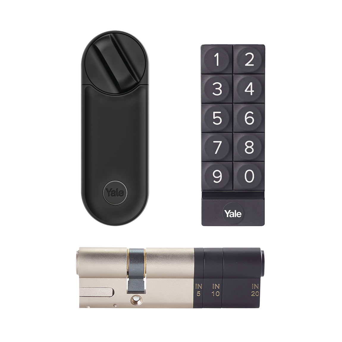 Yale Linus L2 Smart Lock + Smart Keypad + Adjustable Cylinder