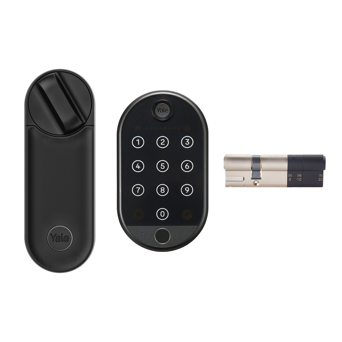 Yale Linus L2 Smart Lock + Smart Keypad 2 + Adjustable Cylinder