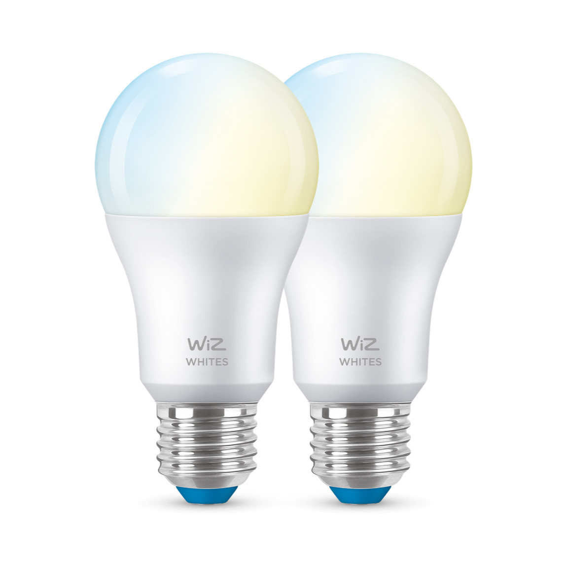 WiZ Tunable White Lampe E27 A60 60W matt - 2er-Set - Weiß