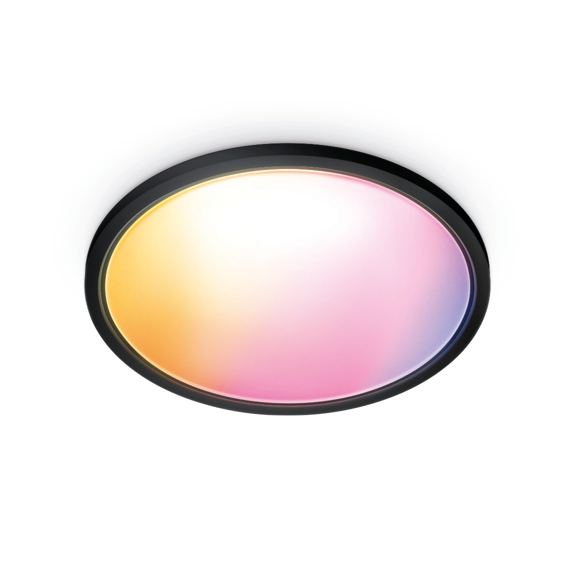 WiZ SuperSlim Deckenleuchte Tunable White & Color 2450lm - Schwarz