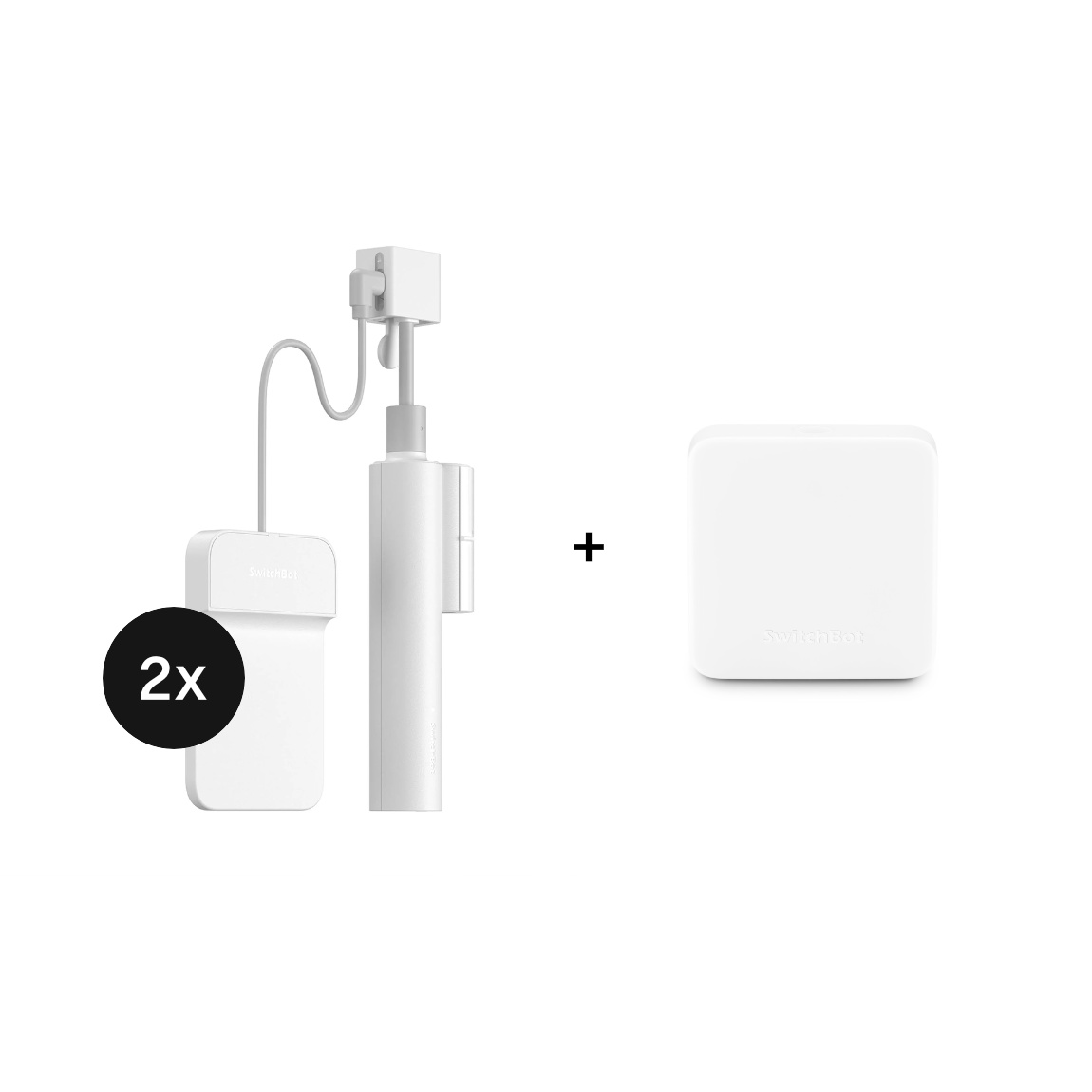 SwitchBot Blind Tilt - 2er-Set + Hub Mini