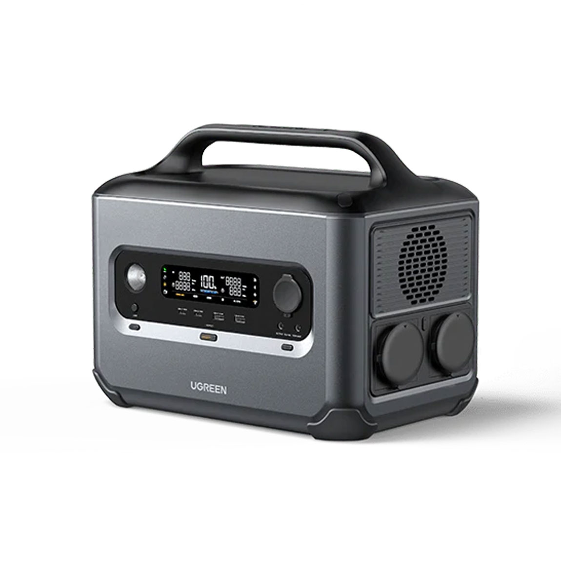 UGREEN Tragbare Powerstation Solargenerator LiFePO4-Batterie - 1024Wh - Grau