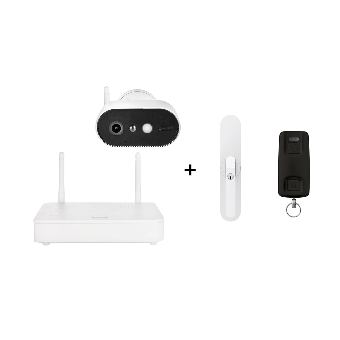 ABUS Wintecto One Fensterantrieb + Akku Kamera Pro + Basisstation + Fernbedienung