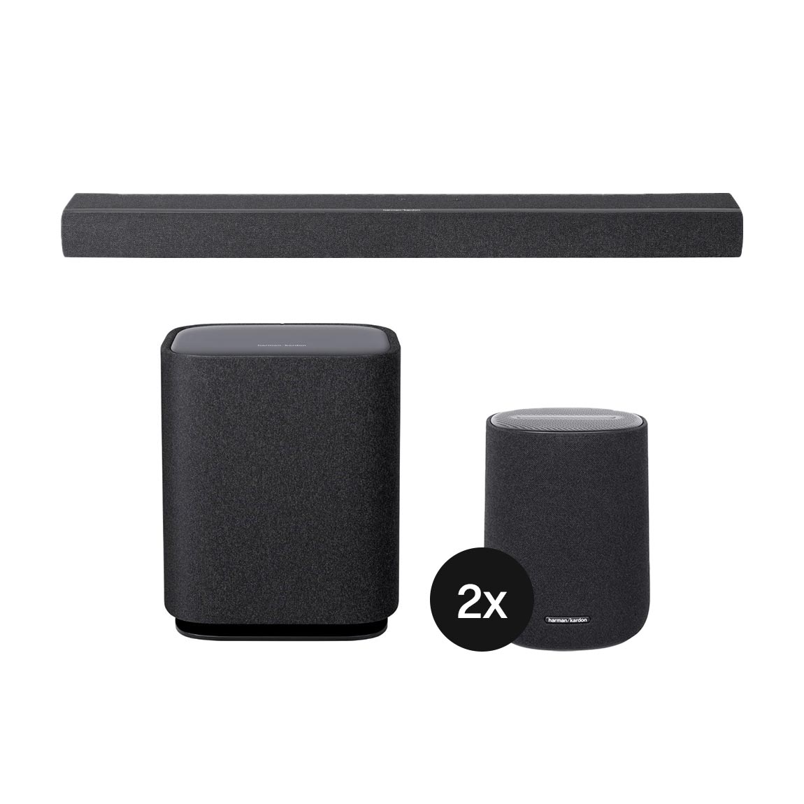 Harman Kardon Enchant Heimkino-Set - mit Soundbar 900 + 2x Wireless Speaker + Subwoofer 2