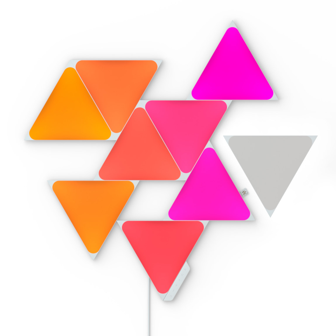 Nanoleaf Shapes Triangles Starter-Set - 9er-Set - Weiß