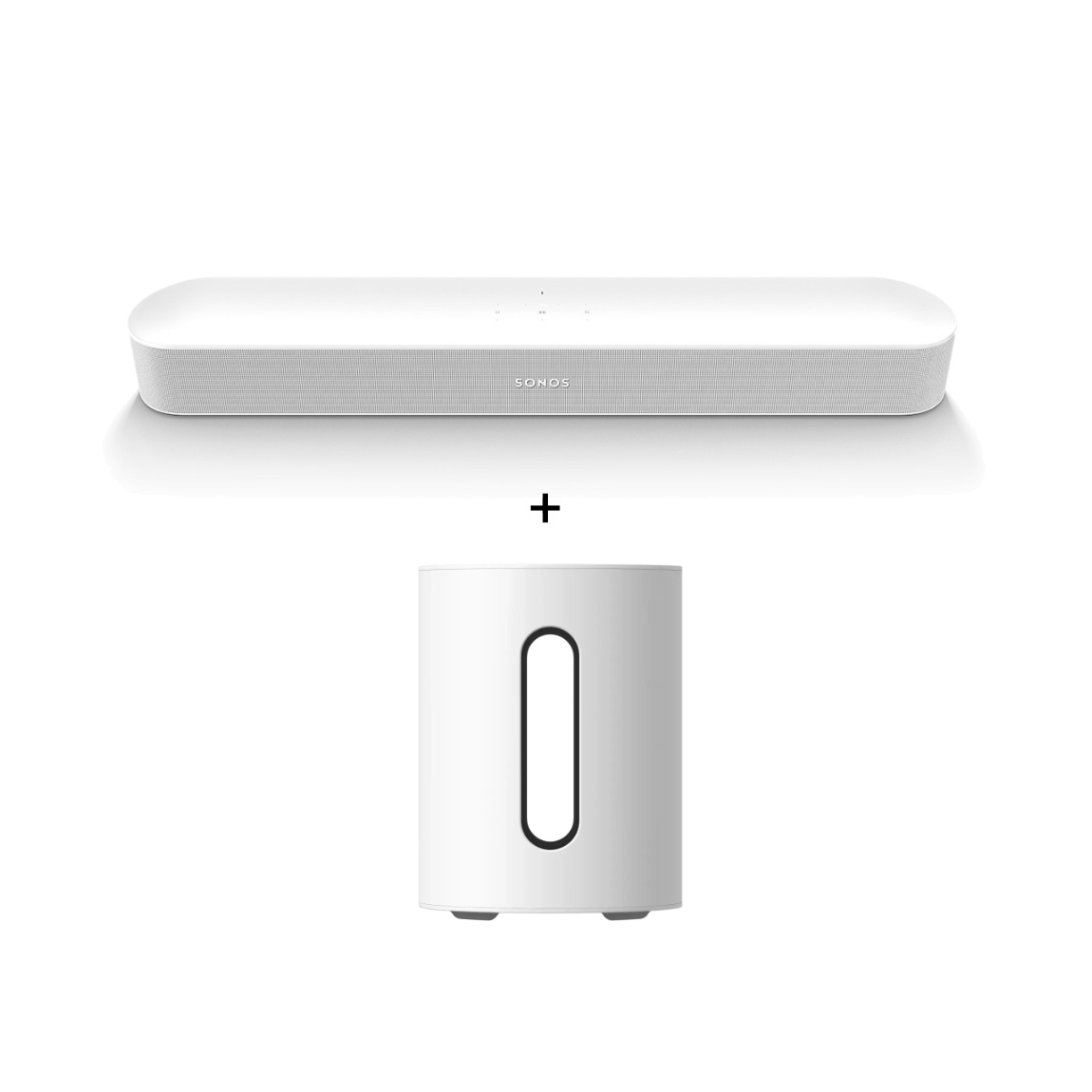 Sonos Beam Gen 2 + Sub Mini - Weiß (+GRATIS Hombli Lichterkette)