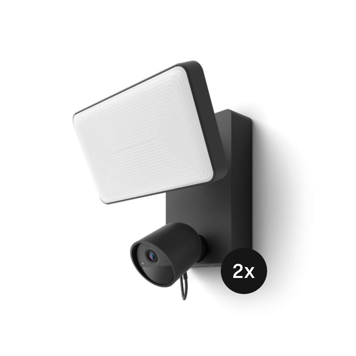 Philips Hue Secure Flutlichtkamera für den Außenbereich - 2er-Set