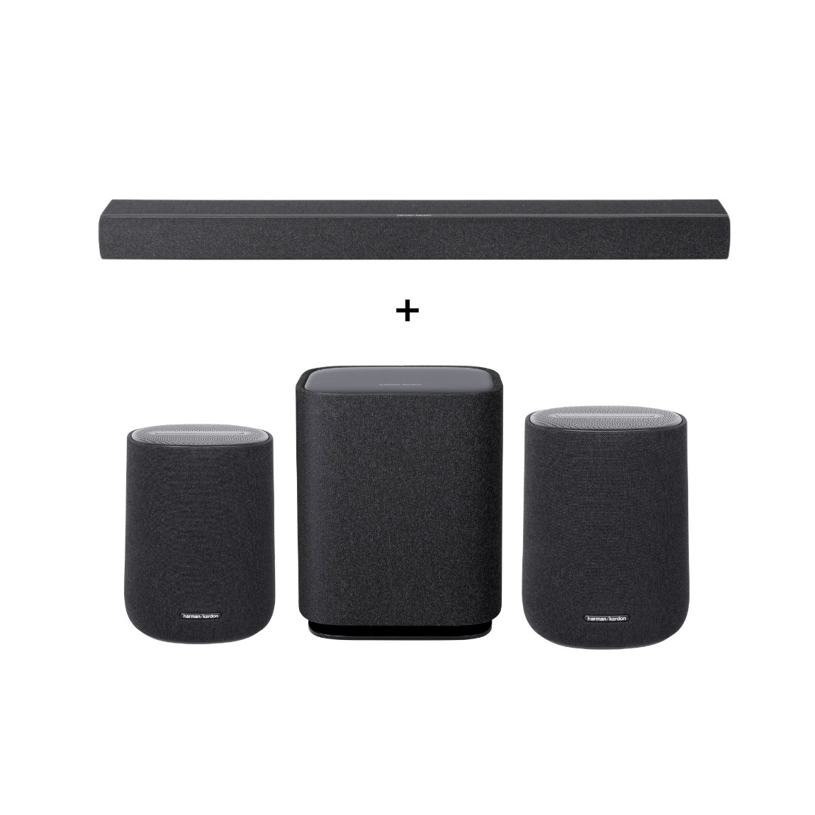 Harman Kardon Enchant Heimkino-Set - mit Soundbar 900 + 2x Wireless Speaker + Subwoofer 2 (+GRATIS Hombli Lichterkette)