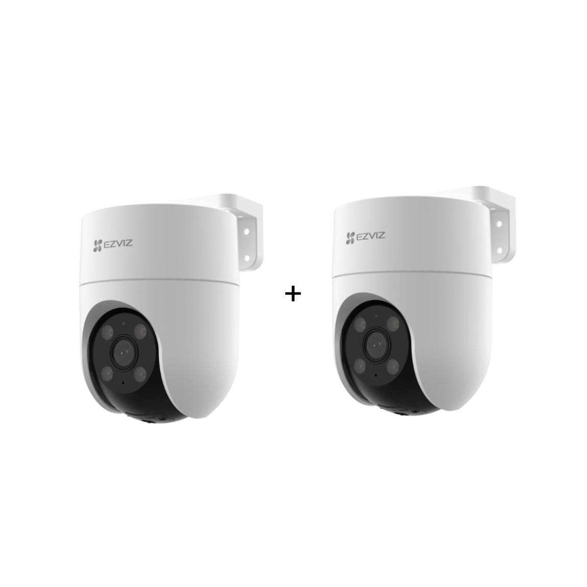 EZVIZ H8c 2MP - HD Schwenk- & Neige-Kamera - 2er-Set