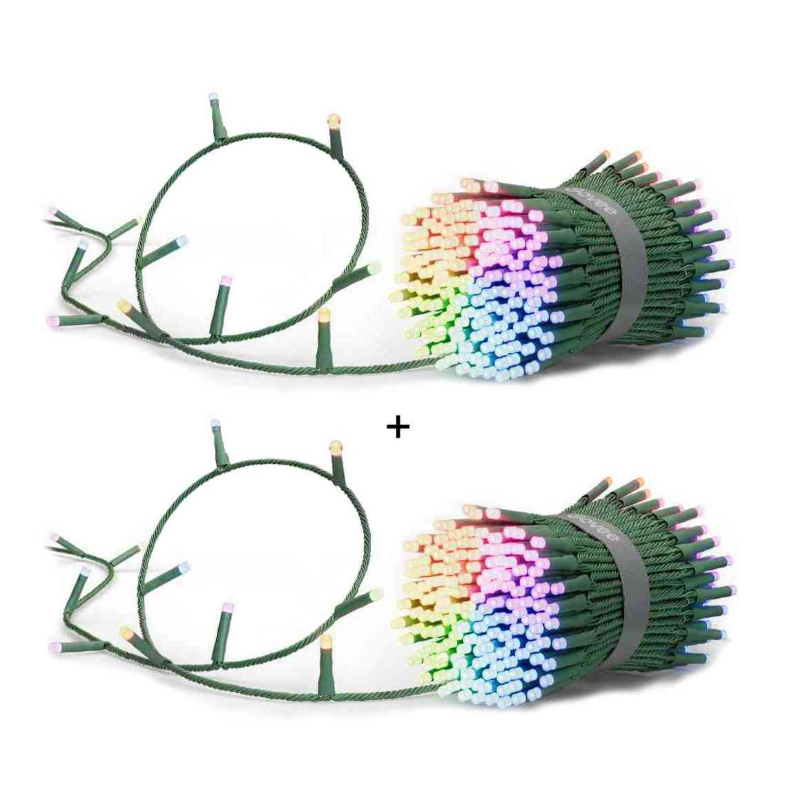 Govee Lichterkette für Weihnachten mit Glitzereffekt - 20m - 2er-Set