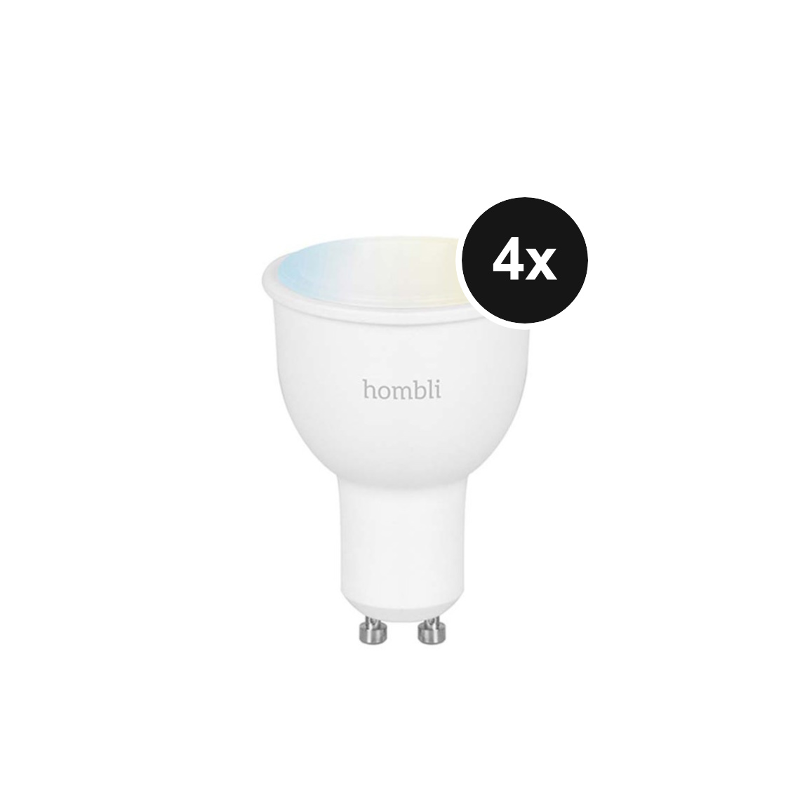 Hombli Smart Spot GU10 White-Lampe - 4er-Set