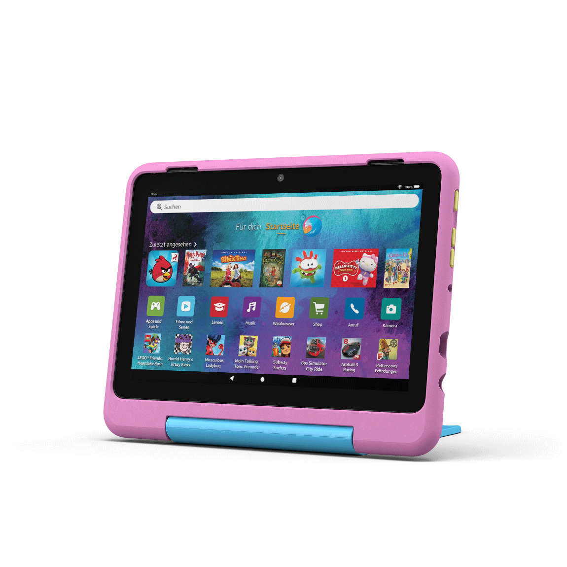 Amazon Fire HD 8 Kids Pro Tablet (2024 Release, 32GB) - Ohne Werbung - Jungle Cat