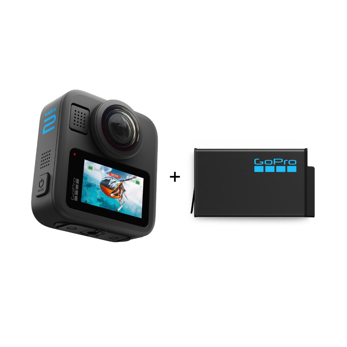GoPro MAX 2 - Actionkamera mit 8K + Enduro-Akku (+GRATIS Hombli Lichterkette)