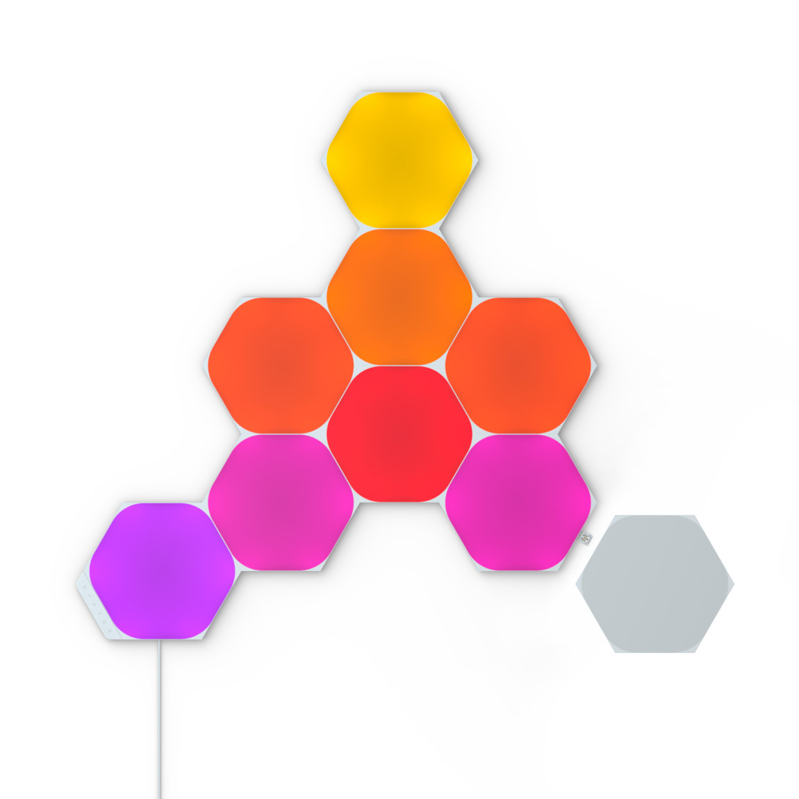 Nanoleaf Shapes Hexagons Starter Set - 9er-Set- Weiß