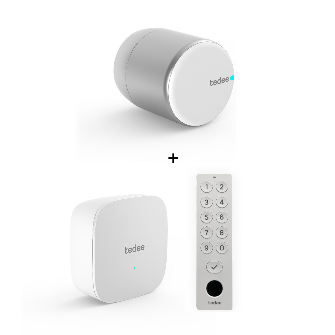 tedee PRO + Keypad Pro + Bridge (+GRATIS Hombli Lichterkette)