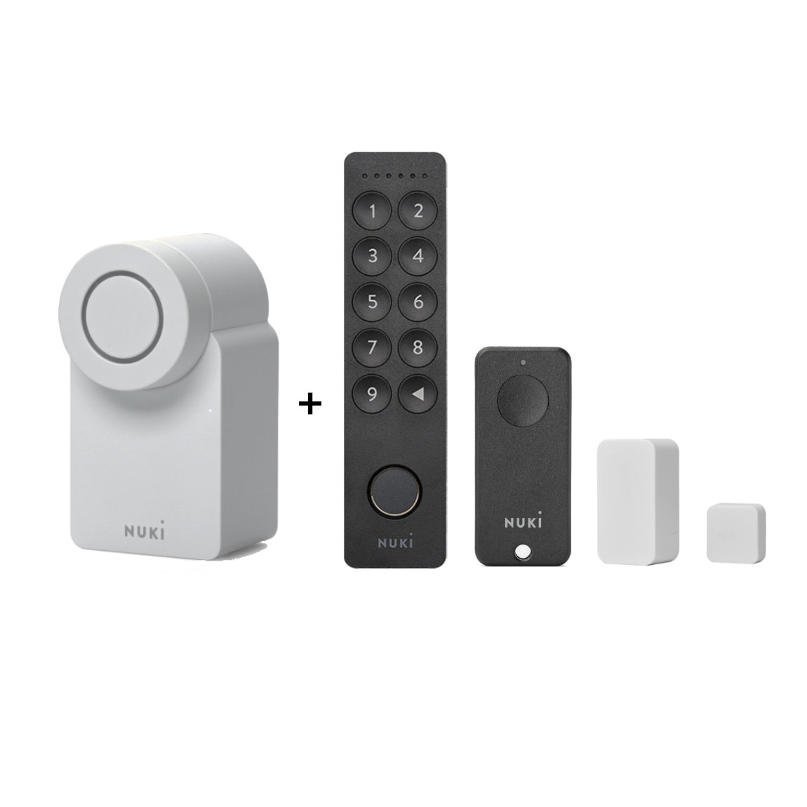 Nuki Smart Lock Go + Keypad 2.0 + Door Sensor + Fob - Komplett Set