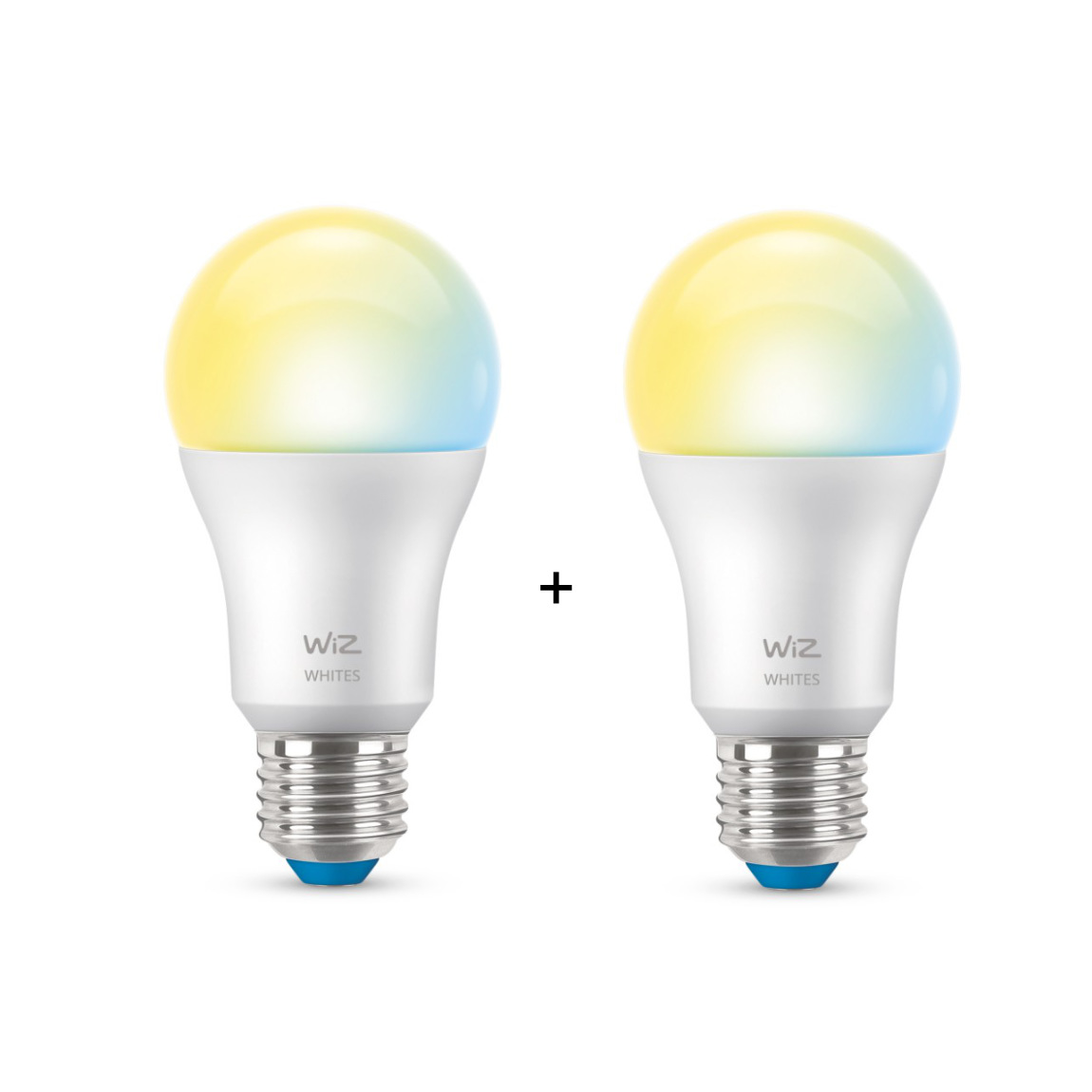 WiZ Tunable White Lampe E27 A60 60W matt - 2er-Set - Weiß