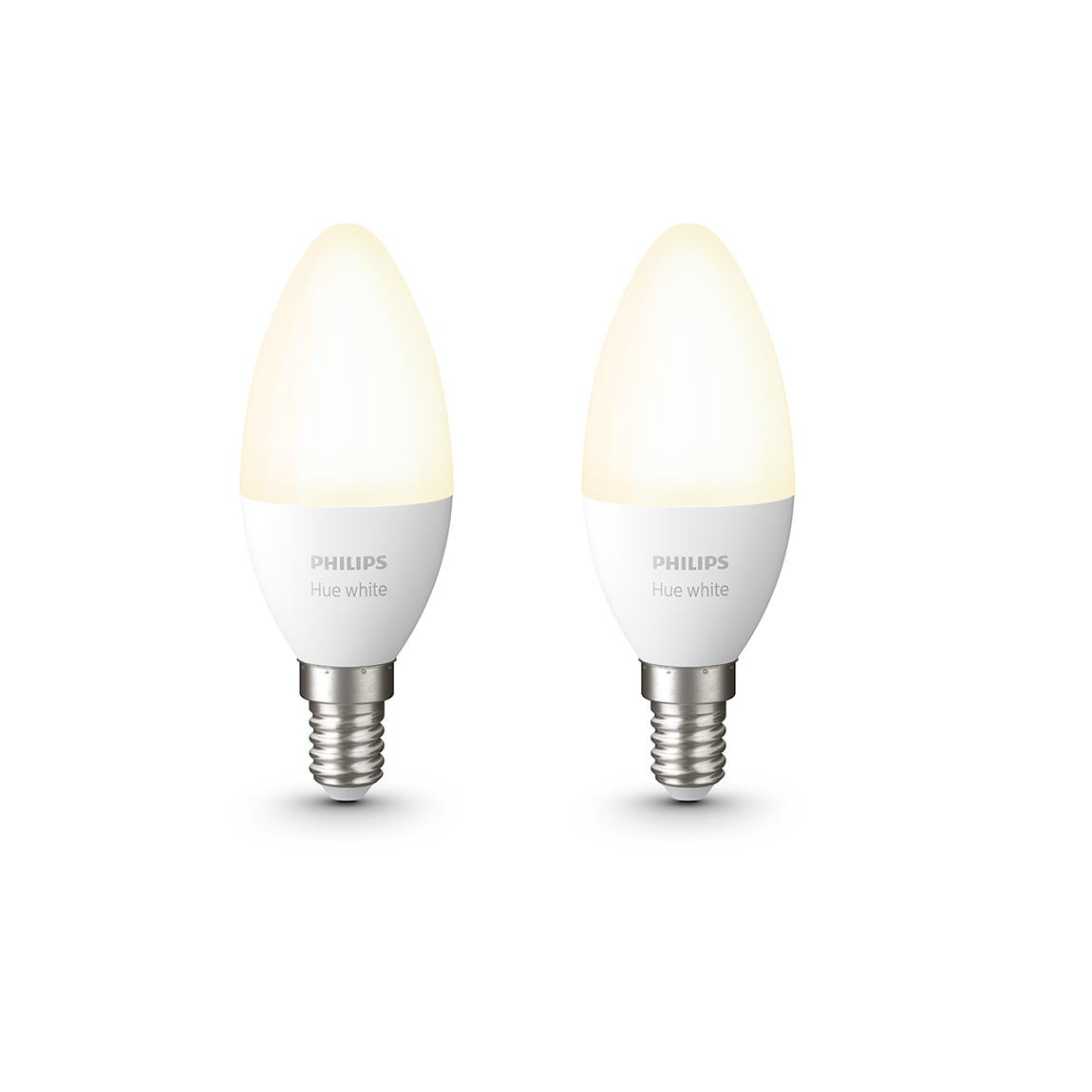 Philips Hue White E14 Bluetooth 2er-Set - LED-Kerze - Weiß