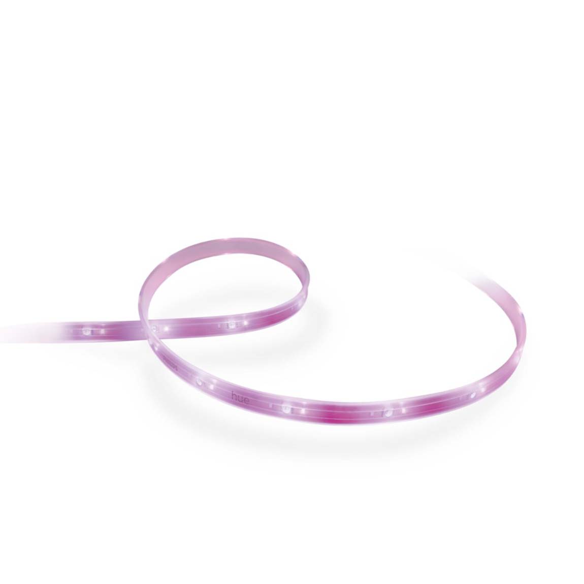 Philips Hue White and Color Ambiance Lightstrip Plus Erweiterung - LED-Streifen (1m) - Weiß