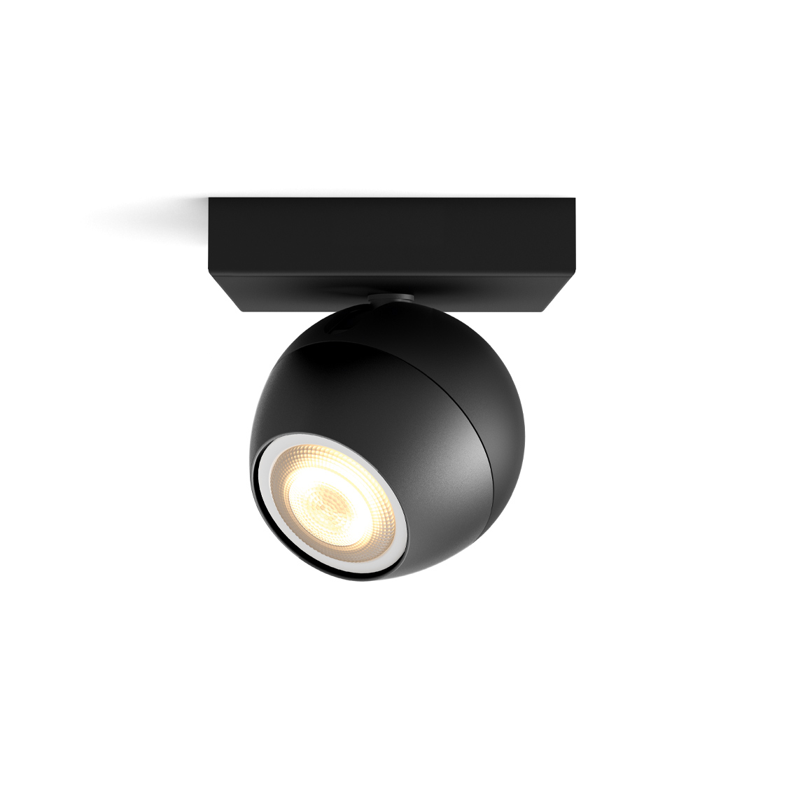 Philips Hue White Ambiance Buckram Spot 1flg. 1250lm Erweiterung - Schwarz