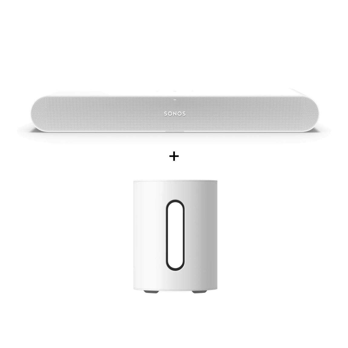 Sonos Ray + Sub Mini - Weiß (+GRATIS Hombli Lichterkette)