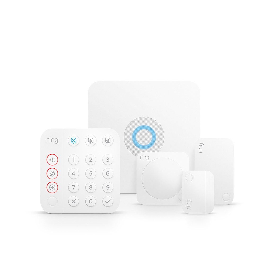 Ring Alarm 2.0 Sicherheitssystem Komplett-Set - Weiß