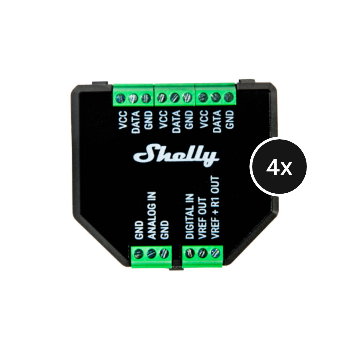 Shelly Plus AddOn - 4er-Set - Zubehör für Plus Relais