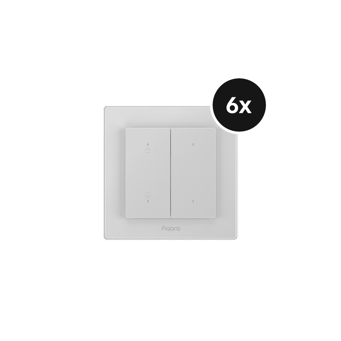 Aqara Shutter Switch H2 - Rollladenschalter - 6er-Set (+GRATIS Hombli Lichterkette)
