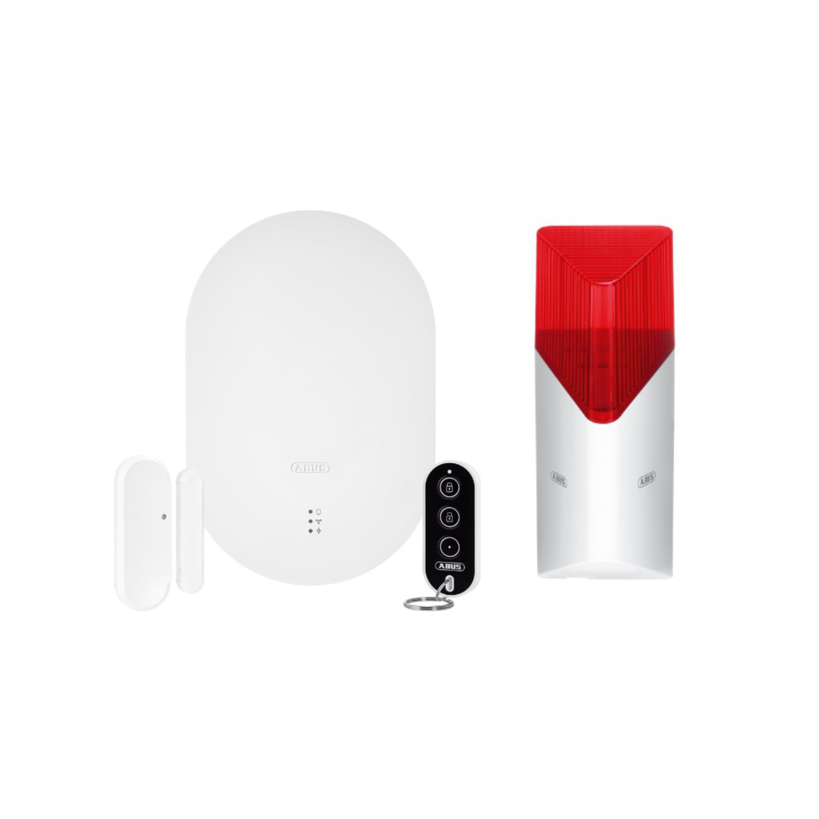 ABUS Smartvest Pro Funk-Alarmanlage - Starter-Set + Smartvest Pro Funk-Sirene